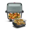 Image de Moulinex Crisp&Go FY7014E0 Friteuse à air en verre portable, 1,4 l et 3,8 l, 4 modes, 1700 W, design compact