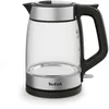 Image de Tefal KI6058 Glass Kettle, bouilloire électrique, graduation, capacité de 1,7 l, facile à nettoyer, noir