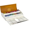 Image de Sennelier - Kit de voyage aquarelle   14 demi-tasses dans une boîte en plastique