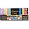Image de Sennelier Ensemble aquarelle pour artistes français, tubes de 10 ml, boîte en étain irisé 12 couleurs