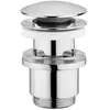 Image de Bonde lavabo clic-clac chrome H. 75 mm - Edouard Rousseau