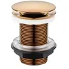 Image de Bonde de lavabo à écoulement libre Ø 66 mm laiton Rousseau rose gold