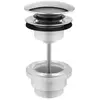 Image de Bonde lavabo clic-clac 2 parties avec clapet recouvrant chromé D. 63 mm - Edouard Rousseau