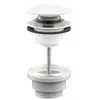 Image de Bonde lavabo clic-clac 2 parties avec clapet non recouvrant blanc D. 63 mm - Edouard Rousseau