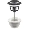 Image de Bonde lavabo clic-clac 2 parties avec clapet non recouvrant noir D. 63 mm - Edouard Rousseau