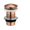 Image de Bonde lavabo à écoulement libre cuivre titanium H. 75 mm - Edouard Rousseau
