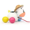 Image de Jouet à trainer Vache Baby Rosy Vilac® - Jouets en bois