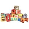 Image de Hochets en bois sensoriel 11 Cubes sonores de la Ferme Vilac® -