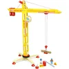 Image de Vilac | Grande Grue de Construction en Bois pour Enfants 3 Ans+ | Mécanisme Fonctionnel | Bois Massif | Développe Motricité Fine Logique et Jeu Symbolique | Jouet | Activité sans Écran | Idée Cadeau