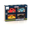 Image de Coffret 4 voitures en bois Super Cars Vilac® Vilacity