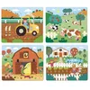 Image de Set 4 Puzzles en bois évolutif 'La Ferme' Vilac® - Jouets puzzle en