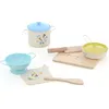 Image de Vilac Ma Petite Cuisine Nature Dinette en Bois Massif pour Enfant Dès 2 Ans