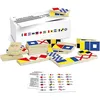 Image de vilac - Dominos - Marine Nationale - Jeu de Société Educatif - Jouets en Bois - Découverte des Formes et des Couleurs - pour Enfants à Partir de 2 Ans