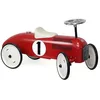 Image de Vilac - Porteur Voiture Vintage Rouge et Crème en Métal - Nouvelles Roues & Assise Blanc Crème Raffinée - Jouet Premier Âge - Idée Cadeau Originale Premier Anniversaire dès 18 Mois - 1049S