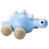 Image de Jouet à pousser Dinosaure 'Gino le Dino Bleu' Vilac® bois laqué
