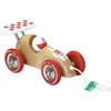 Image de Petite Voiture de course à traîner bois naturel Vilac® - Jouets en bo