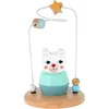 Image de Vilac - Jouet d'Eveil Ours Blanc - Michelle Carlslund - Jeu à Empiler en Bois Massif - Développe la Motricité Fine - Méthode Montessori - pour Enfants à Partir de 1 an