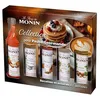 Image de Monin Coffret pour Café & Desserts - Citrouille Epicée, Vanille, Caramel Salé, Chocolat Blanc et Noisette pour Latte, Café et Chocolats Chauds d'Halloween - 5x5cl