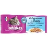 Image de Whiskas Boîtes La Carte du Pêcheur en gelée pour Chat, 4 x 390g