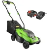 Image de Tondeuse à gazon sans fil batterie 18V - Largeur 33cm - Hauteur coupe 25-65mm - Surface 280m² - Batterie grande capacité 4Ah