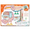 Image de Coloriage pour Enfant Dessins à révéler Familles Sauvages - Djeco