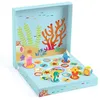 Image de Djeco Ludo Sea - Jeu de société pour enfants - 4 jeux en 1