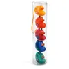 Image de DJECO Jeu d'adresse Pêche aux Canards Arc-en-Ciel - Dès 2 Ans - 5 Canards Colorés, 2 Cannes à Pêche - Développe la motricité - PVC durable - Pour le bain - Insubmersibles