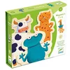 Image de DJECO Crazy Animaux, Puzzle magnétique, 24 pièces