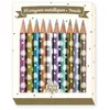 Image de Djeco - 10 mini crayons métalliques chics.