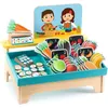 Image de Djeco étal de marché jouet Léa & Milo - marché des jeux de rôle