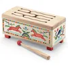 Image de DJECO - Animambo Wooden Drum Jouet avec Son Multicolore (36028)