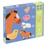 Image de Puzzles Primo - à la Ferme 3, 4, 5 et 6 pièces - Djeco