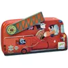 Image de Puzzle 16 pièces Djeco Le camion de pompier en occasion ou reconditionné