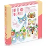 Image de Djeco kit bricolage mosaïque et autocollants animaux de la forêt FSC MIX