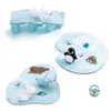 Image de DJECO Little Cooperation - Jeu de Société Enfants, 2,5 à 5 Ans - Stratégie et Travail d'Équipe - Aide Les Animaux à Rejoindre Leurs Igloos ! 2 Plateaux, 1 Pont, 6 Piliers, 4 Figurines - 2 à 4 Joueurs