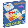 Image de DJECO Polyssimo Jeu de Logique et Patience et Réflexion dès 7 Ans - Renforce la Pensée Stratégique - Défis Multiniveaux: 30 Cartes, 11 Pièces en Bois, 3 Niveaux - Seul ou par Equipe - en Famille