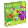 Image de DJECO Little Circuit - Jeu de Société Enfant, 2,5 à 5 Ans - Jeu de Parcours avec 1 Plateau, 6 Pièces de Puzzle, 4 Figurines Animaux, 1 Dé, 15 Jetons - Apprentissage des Couleurs, Maîtrise du dé