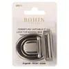 Image de Bohin Serrure pour sac d'école -1 1/16"Argent Blister 1, One