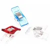 Image de Bohin - Bohin Plastique Bleu/Rouge/Blanc (Petite) Wonder Clips - 12 Pièces