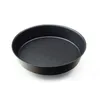 Image de Moule à manqué - GOBEL - Ø26cm - Rond uni - Acier anti-adhérent - Hauteur 5cm - Marron