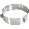Image de Cercle réglable inox - de 160 à 280 mm diamètre - hauteur 60 mm