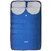 Image de Lafuma - Nunavüt Double - Sac de Couchage 2 Personnes - Isolation en Polyester Recyclé et Déperlant - Température de Confort 7°C - Bleu, U