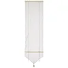 Image de Linder 0171 /10/338 Store Pointe Relevable Aspect Lin Blanc Passe Tringle 45 x 165 cm