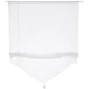 Image de Linder 0171 /10/338 Store Pointe Relevable Aspect Lin Blanc Passe Tringle 90 x 165 cm