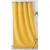 Image de LINDER Rideau Outdoor déperlant - tissé et Teint en France - Finition Oeillets Canon de Fusil antioxydant - Coloris Jaune - Dimensions 135x240cm - 100% Polyester - Collection Toile EXTÉRIEURE