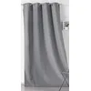 Image de LINDER Rideau Outdoor déperlant - tissé et Teint en France - Finition Oeillets Canon de Fusil antioxydant - Coloris Gris Souris - Dimensions 135x240cm - 100% Polyester - Collection Toile EXTÉRIEURE