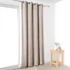 Image de Linder Rideau uni Beige Aspect Velours - 140x245 cm - Beige