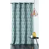 Image de Linder Rideau, 66Pourcentpolyester 32Pourcentcoton 2Pourcentautres Fibres, Vert, 140x260