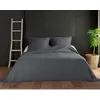 Image de Linder Jeté de lit Gris Anthracite capitonné Style boutis - 180x240cm - Gris Anthracite
