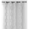 Image de LINDER Voilage Oeillets Onyx Gris Clair en 140x250cm